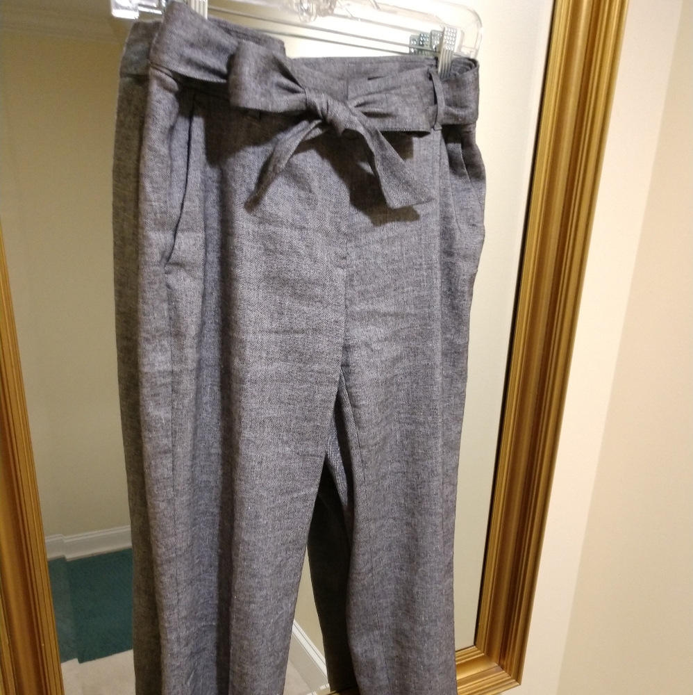 LOFT Tie-Belt Pants